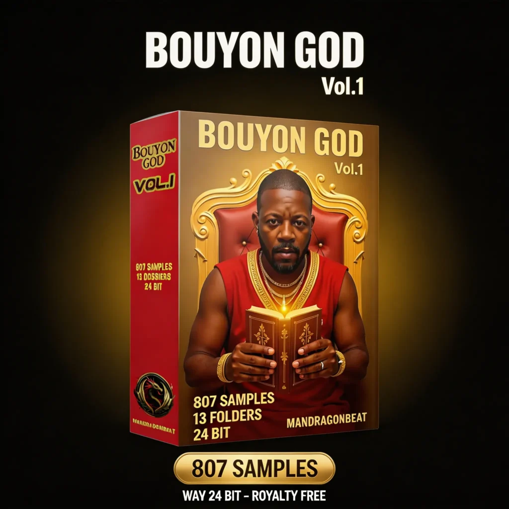 Bouyon God Vol.1 drumkit 807 samples WAV 24 bit royalty free