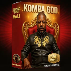 Kompa God Vol.1 drumkit 650 samples WAV 24 bit royalty free