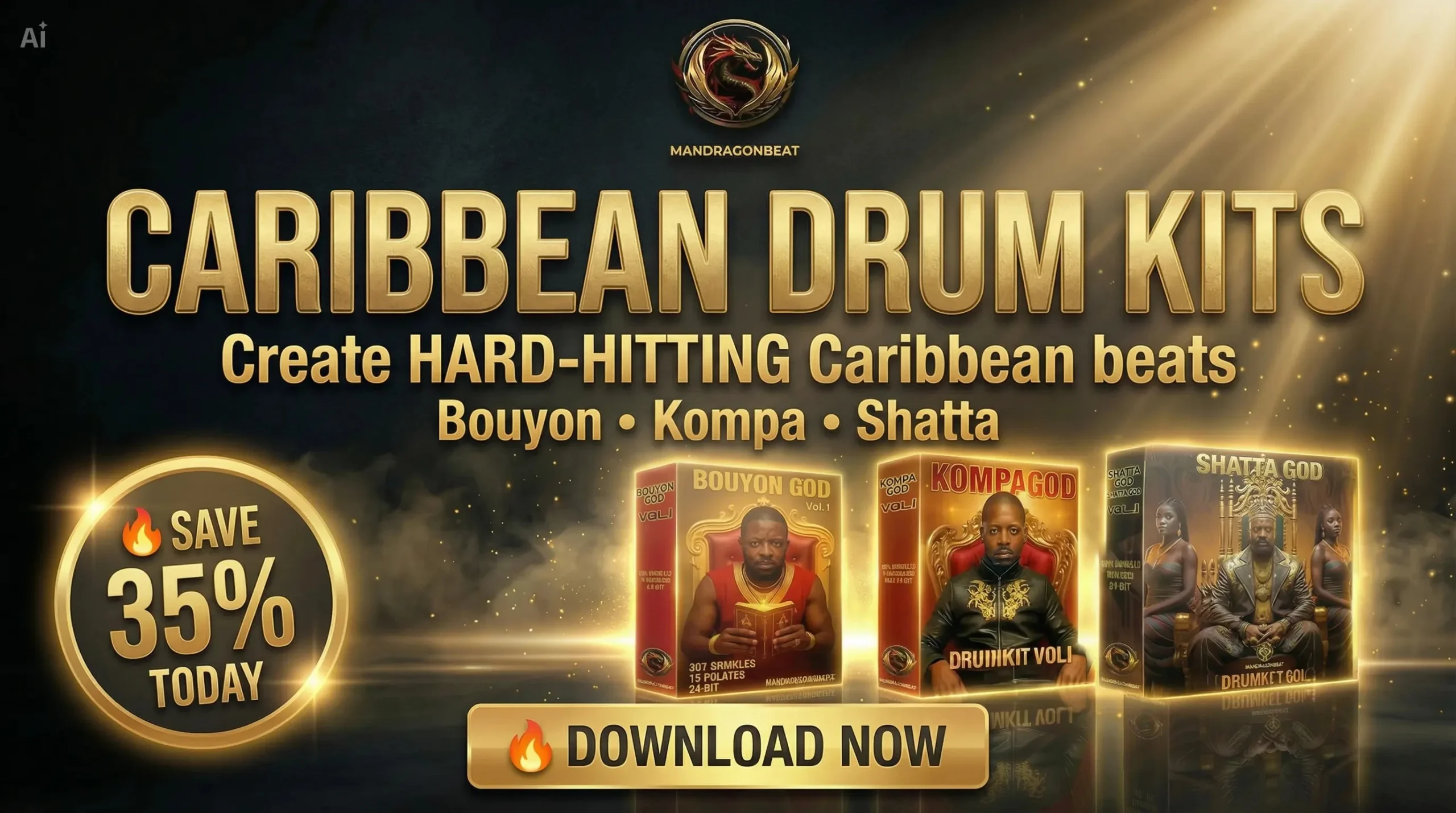 Caribbean God Bundle – Premium Drumkits