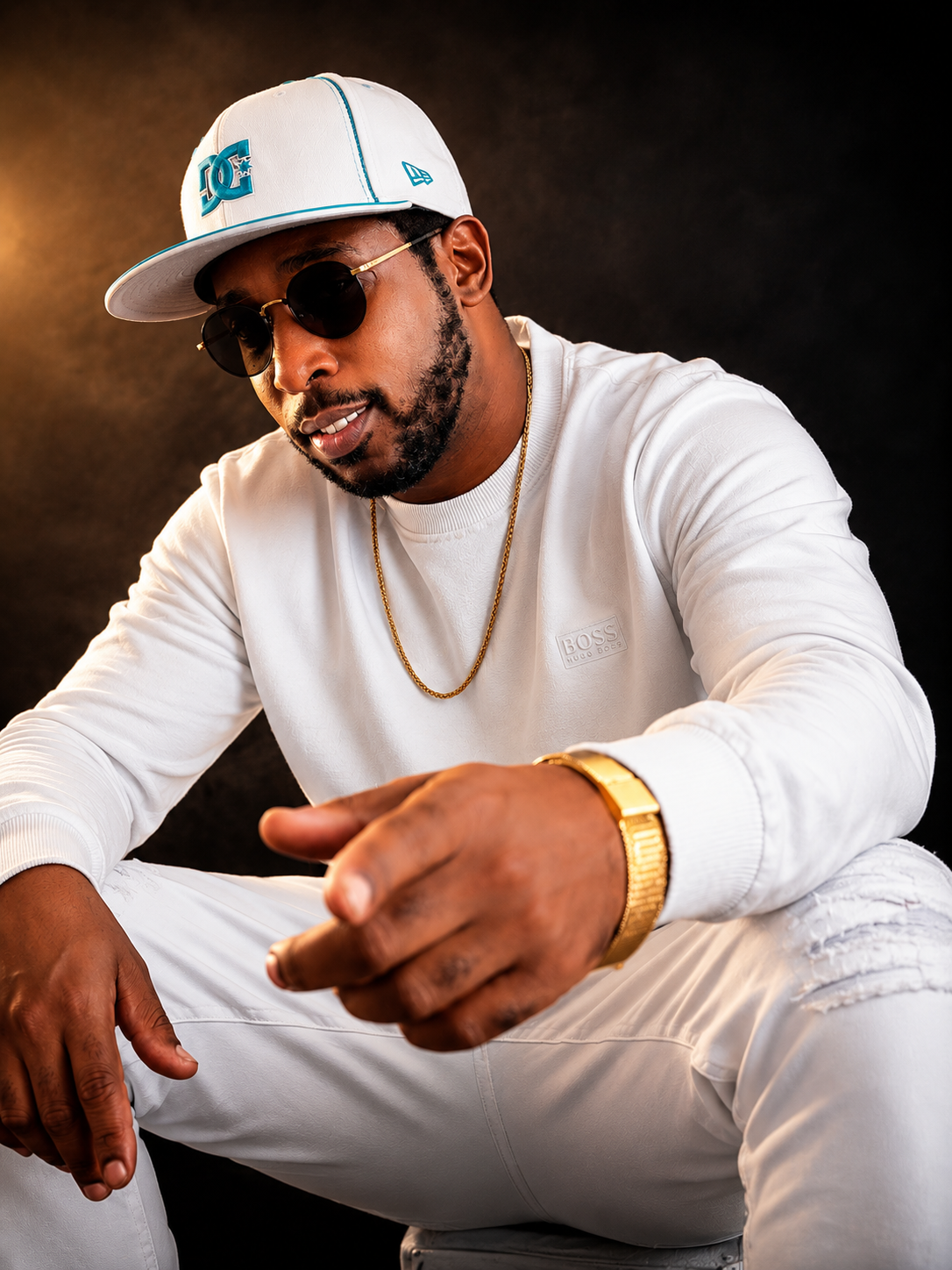 OchoMane - Guadeloupe rap artist in professional promotional photo