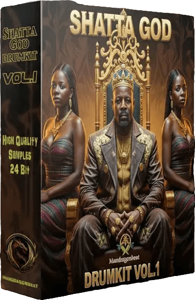 Shatta God Drumkit Vol.1 alternate artwork — Shatta vs Dancehall comparison