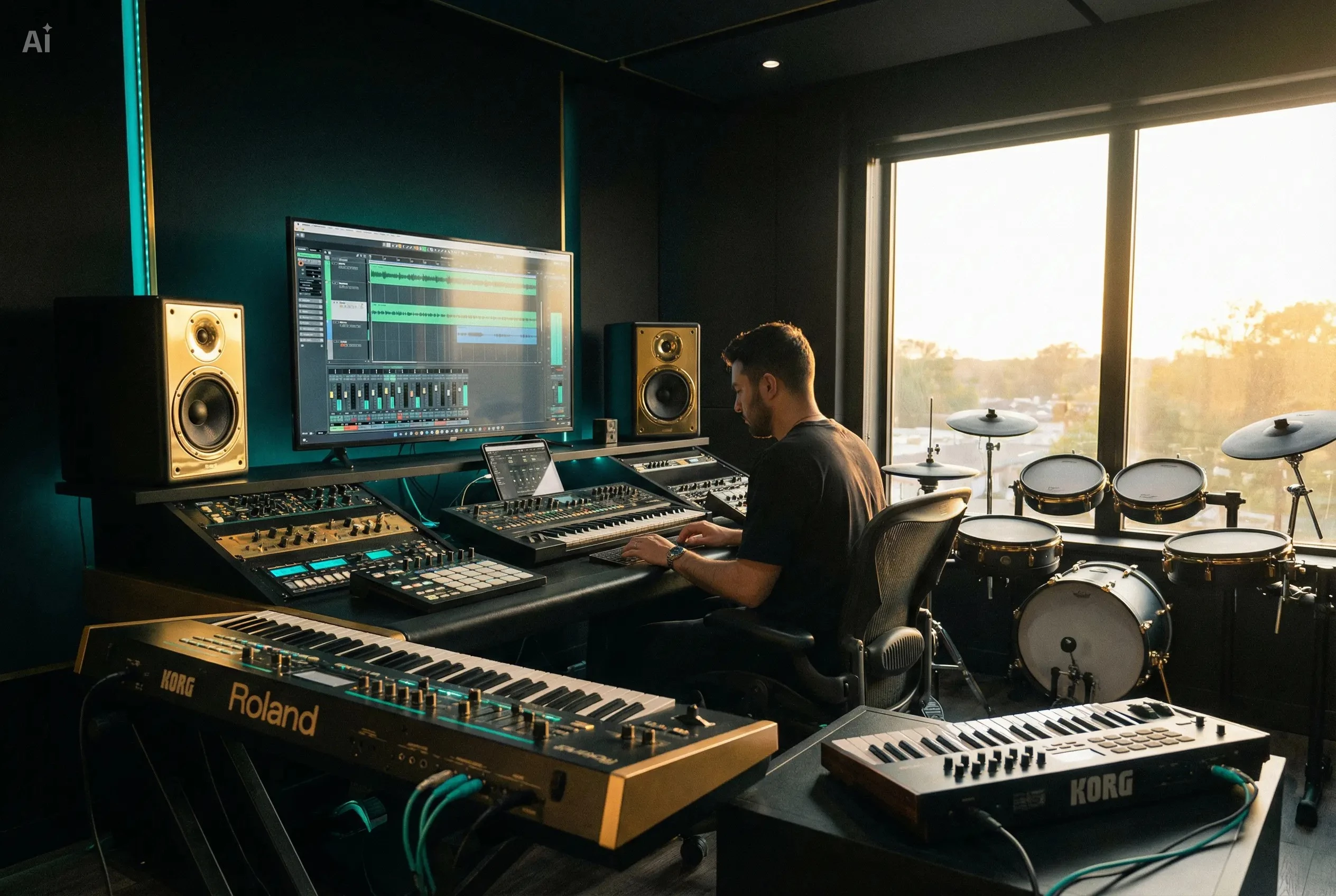 ingénieur dans un grand studio design